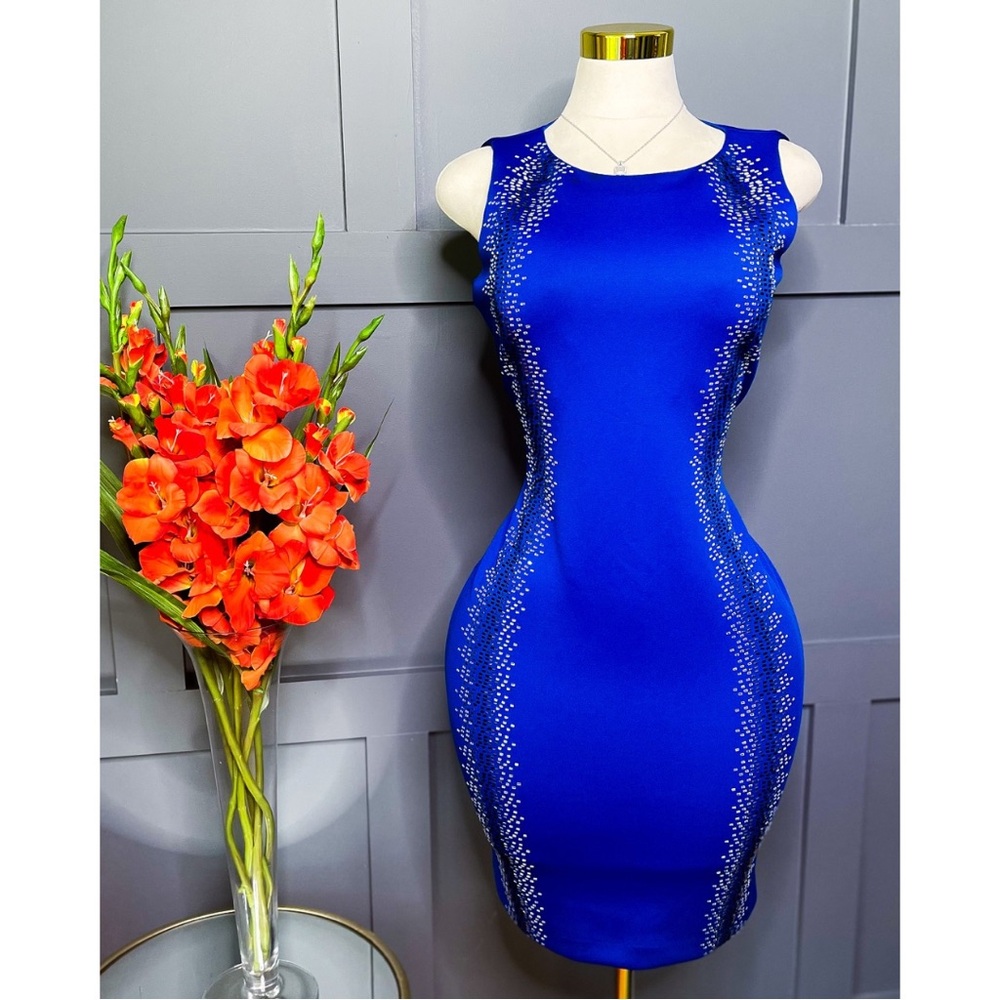 Calvin Klein Blue Bodycon Mini Dress